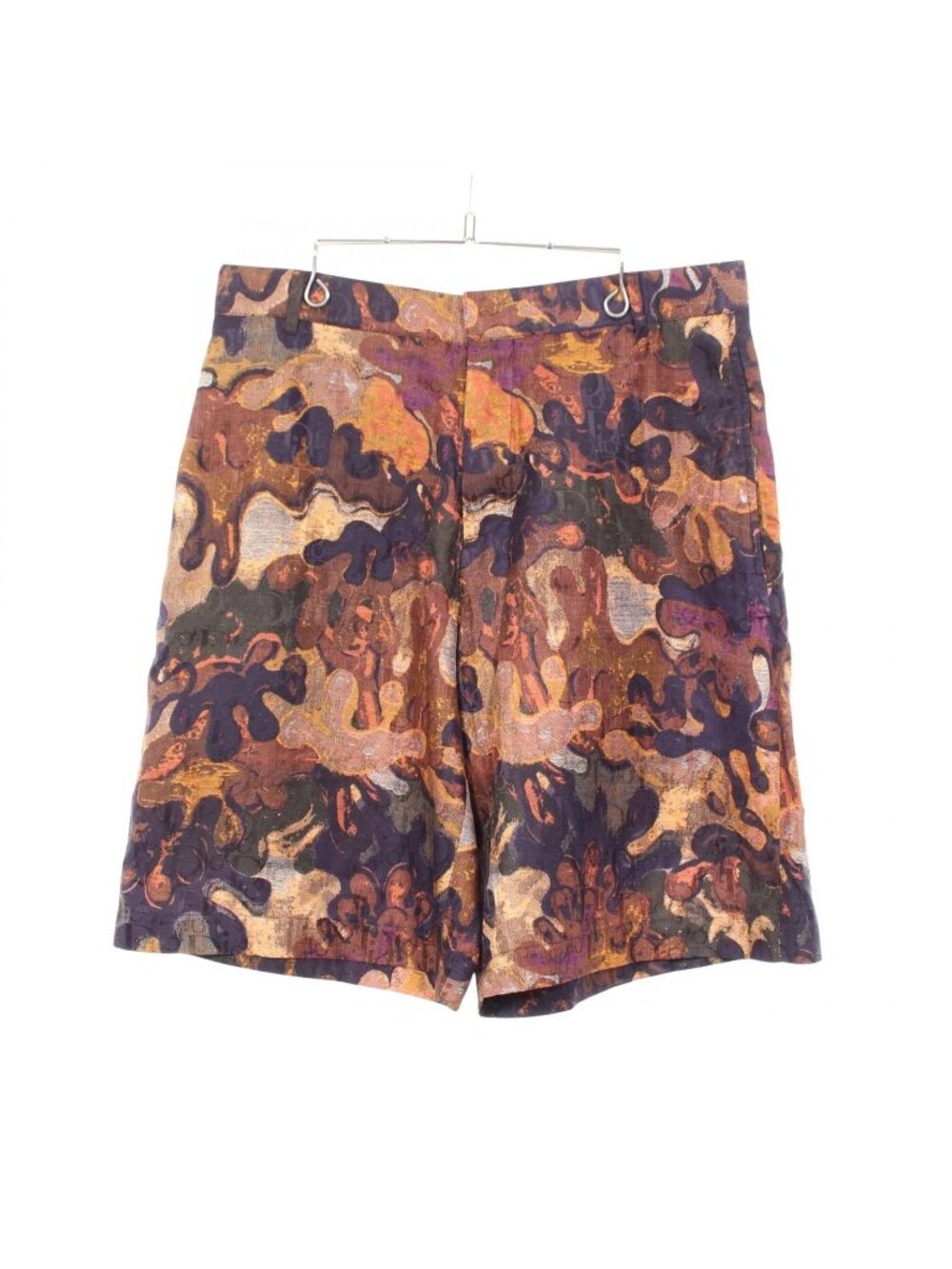 Dior Pants Peter Doig Camouflage Shorts Silk Cotton